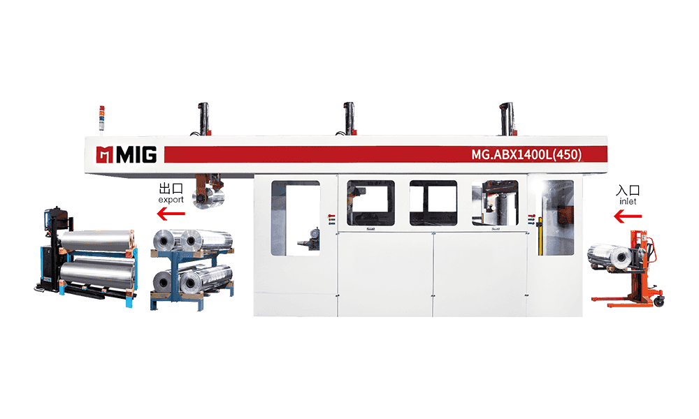 MG.ABX1400L (450) üç kollu tabak yıkama makinası (asılı kol)